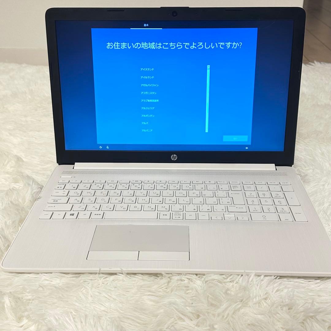 HP エイチピー ノートパソコン PC 15-db0232AU ホワイト