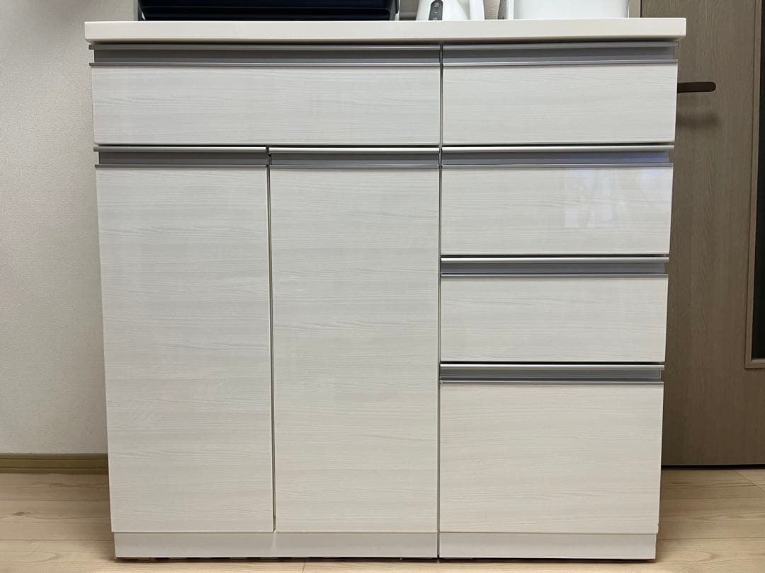 ニトリ　リガーレ　100 カップボード　食器棚