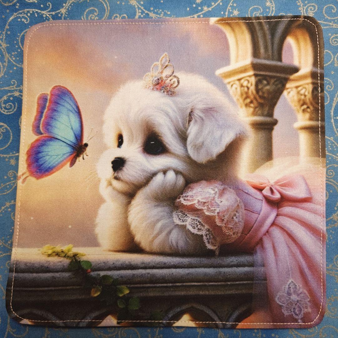 ご確認用　パニャ様　マルチーズ柄　ハンカチ　ハンドメイド　18枚