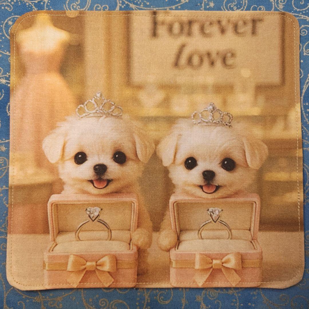 ご確認用　パニャ様　マルチーズ柄　ハンカチ　ハンドメイド　18枚