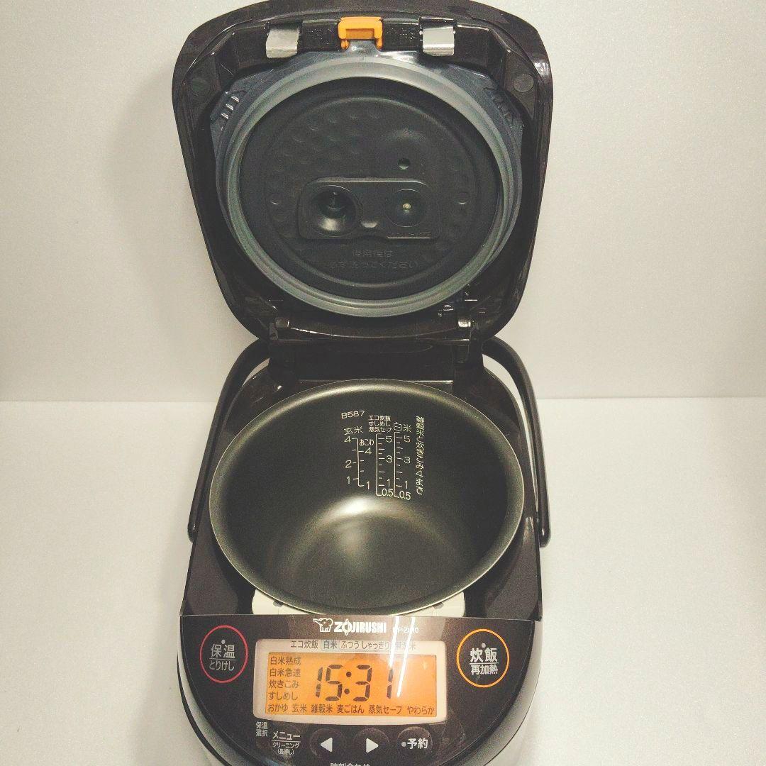 ZOJIRUSHI NP-ZU10 炊飯器 ブラウン 2022年製 5.5合炊き