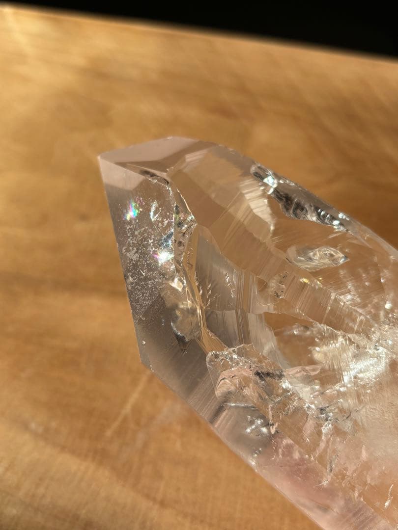 レムリアンシードクリスタル　高い透明度 　レコードキーパー410g