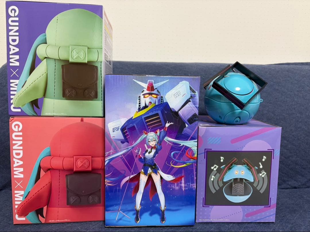 初音ミク×ガンダム フィギュア4種セット