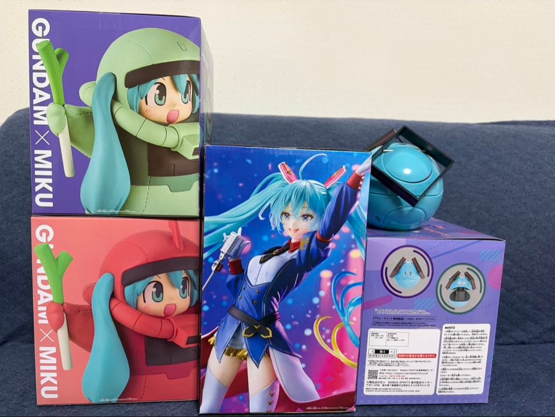 初音ミク×ガンダム フィギュア4種セット