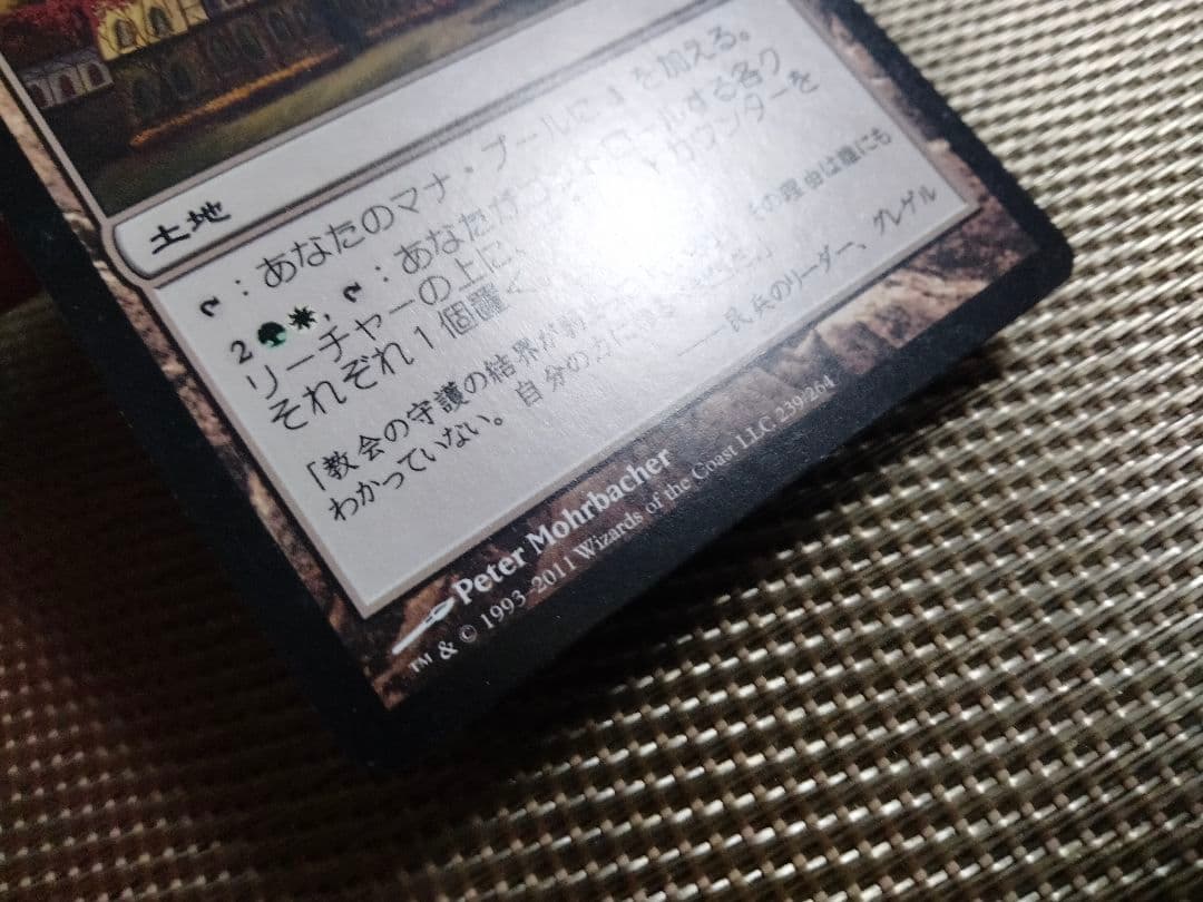 【ご確認用】イニストラード ガヴォニーの居住区 日本語 1枚　MTG