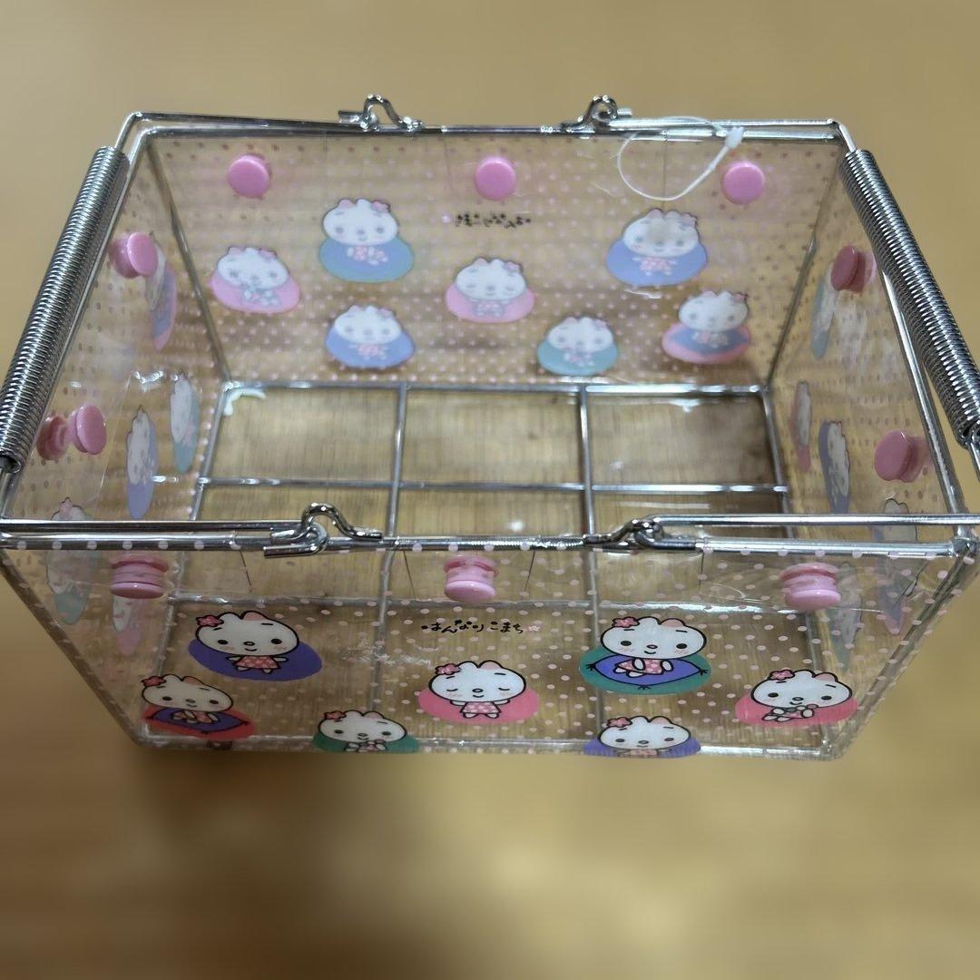 サンリオ　はんなりこまち　バスケット　かご　籠　レトロ