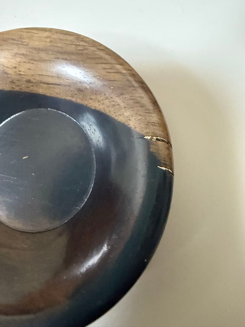 黒柿茶托　5客　8cm