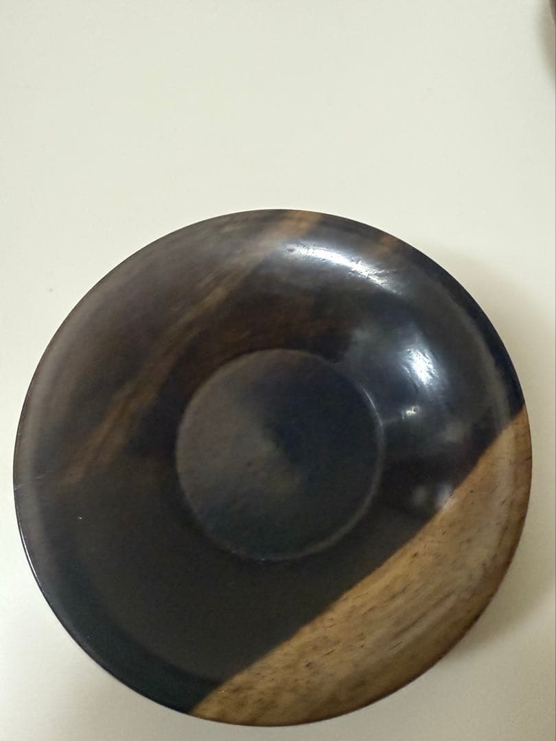 黒柿茶托　5客　8cm