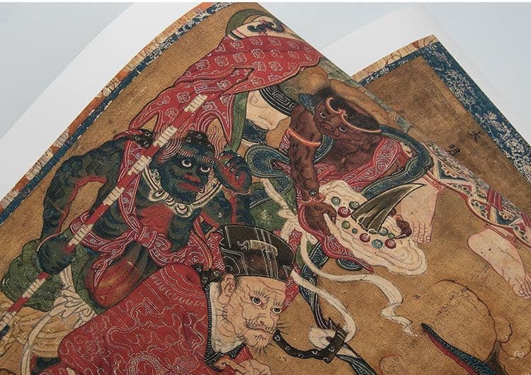 佚名羅漢図古画人物仏像 レプリカ画心 未表装 楷書 書道 美術品 模写 印刷