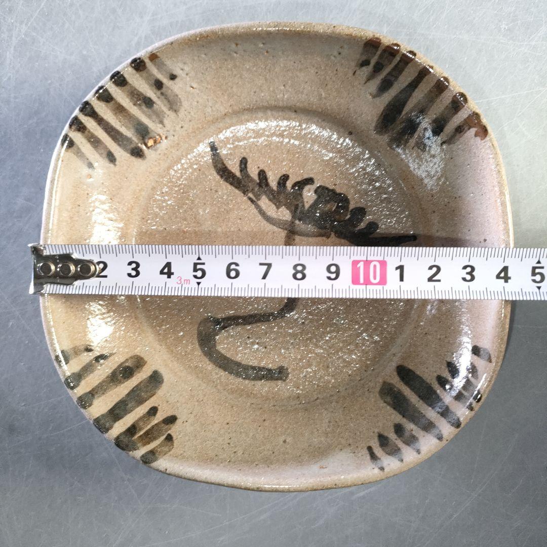 A1257-2/唐津焼/十二代 中里太郎右衛門/絵唐津平向付5客/共箱/懐石道具