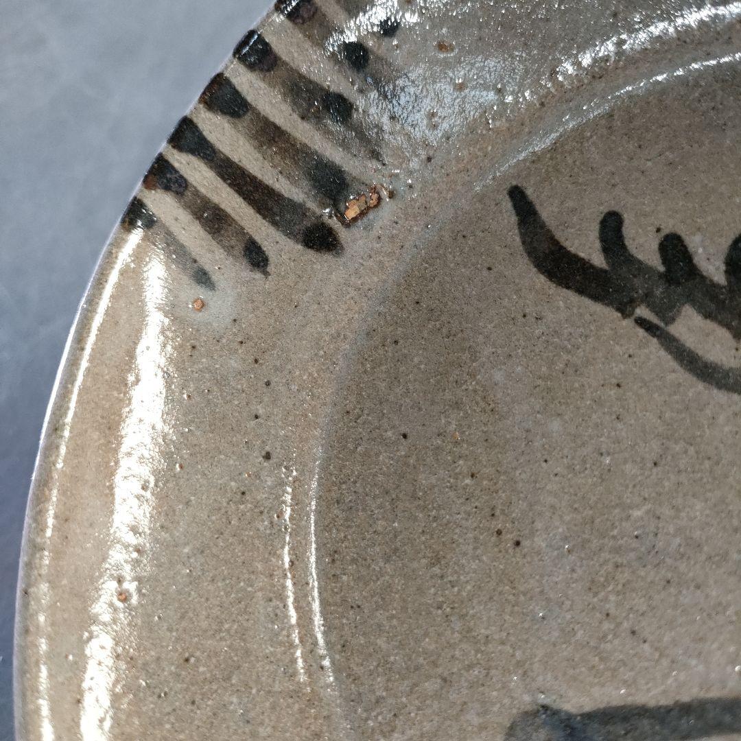 A1257-2/唐津焼/十二代 中里太郎右衛門/絵唐津平向付5客/共箱/懐石道具