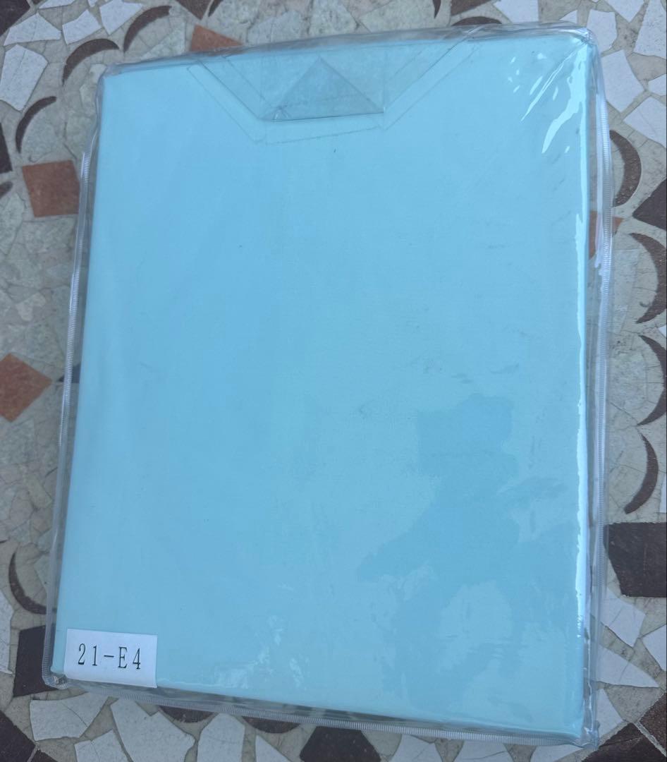 ◆シモンズ　ボックスシーツ　ブルー　セミダブル　新品