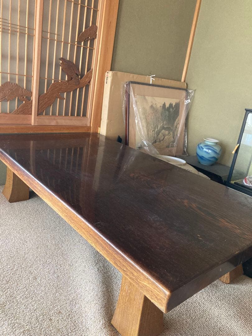 タガヤサン　鉄刀木　高級座卓　ローテーブル　シタン、コクタン