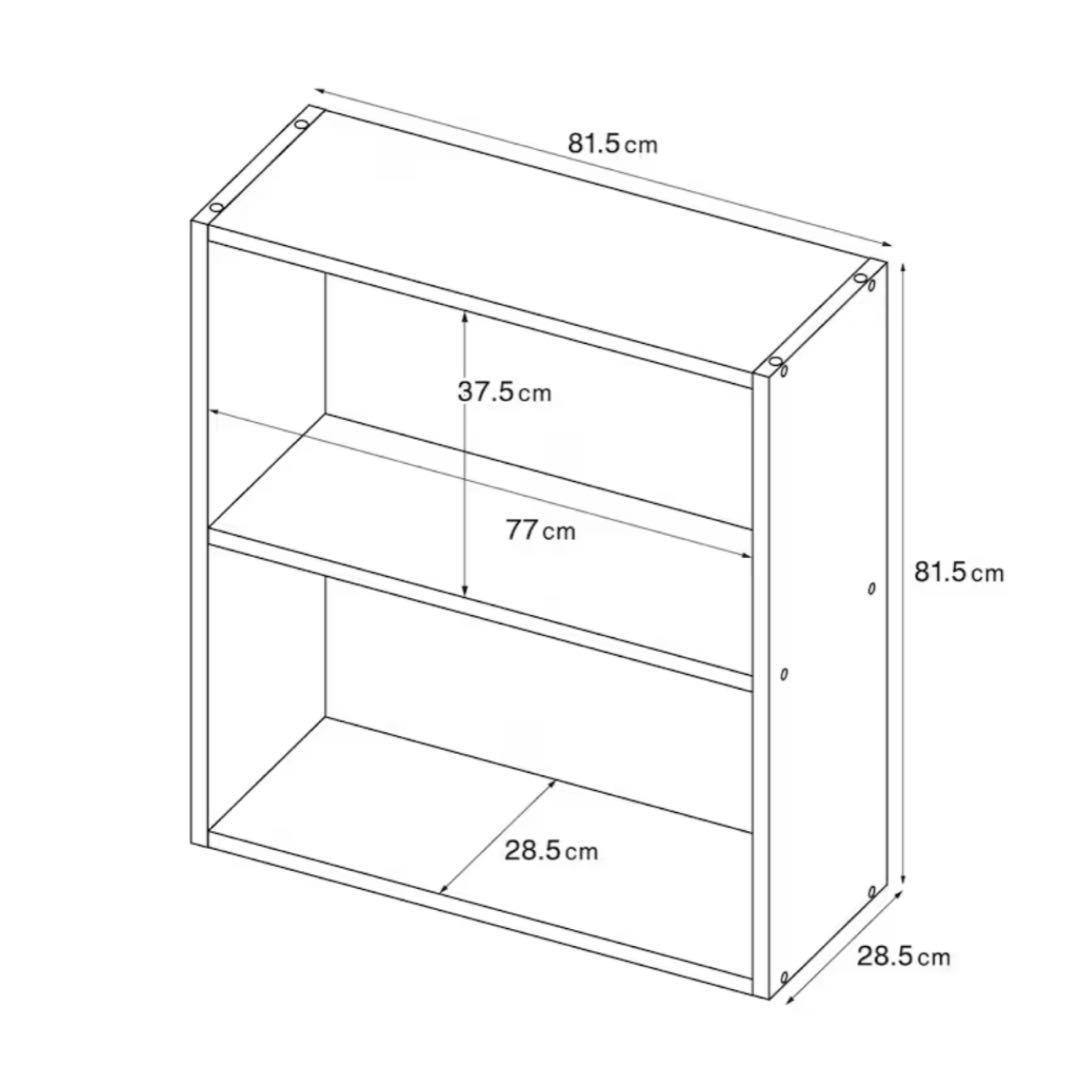☘️送料込⭐️美品⭐️無印良品⭐️スタッキングシェルフ⭐️ワイド・2段⭐️ウォールナット材
