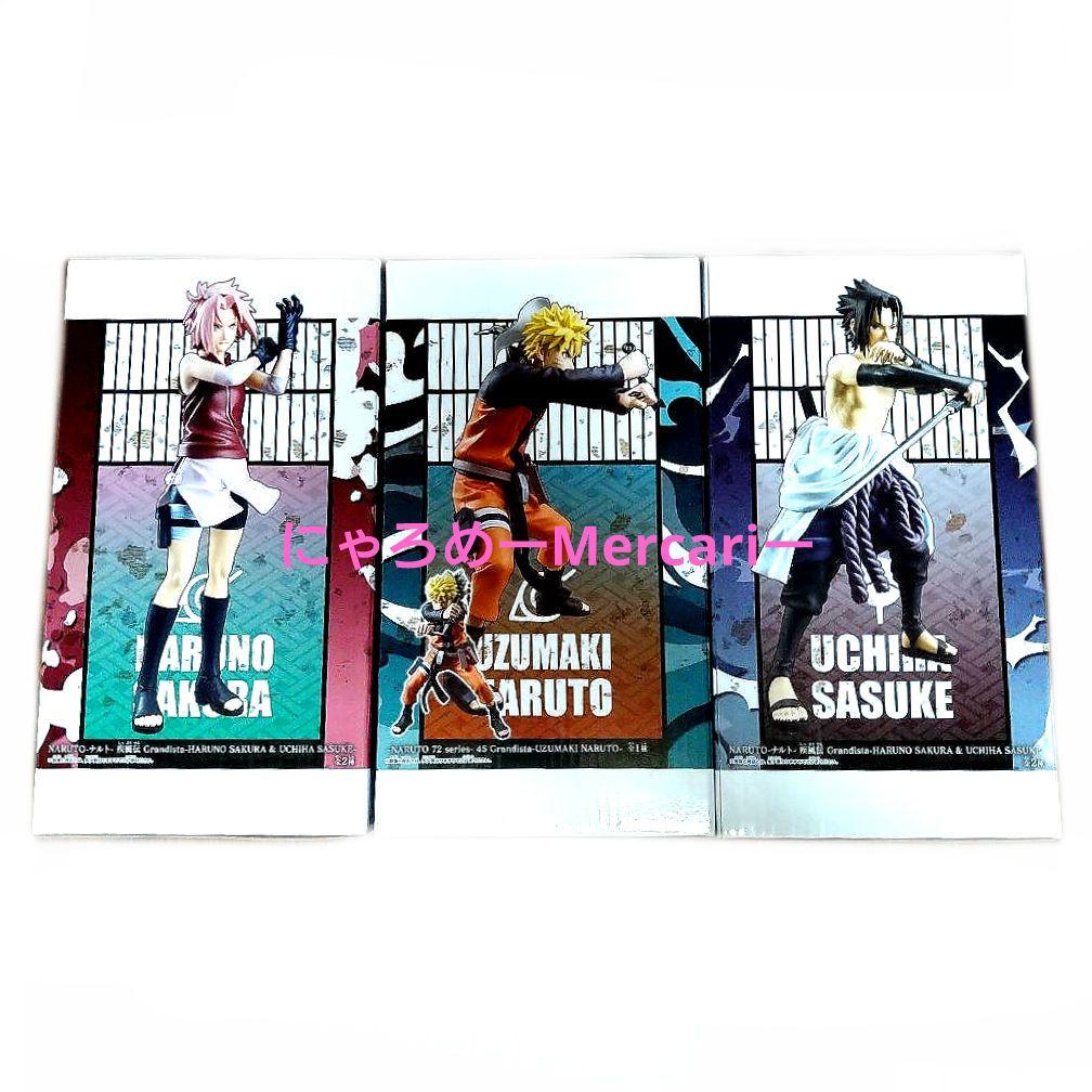 NARUTO Grandista ナルト サスケ サクラ フィギュア セット