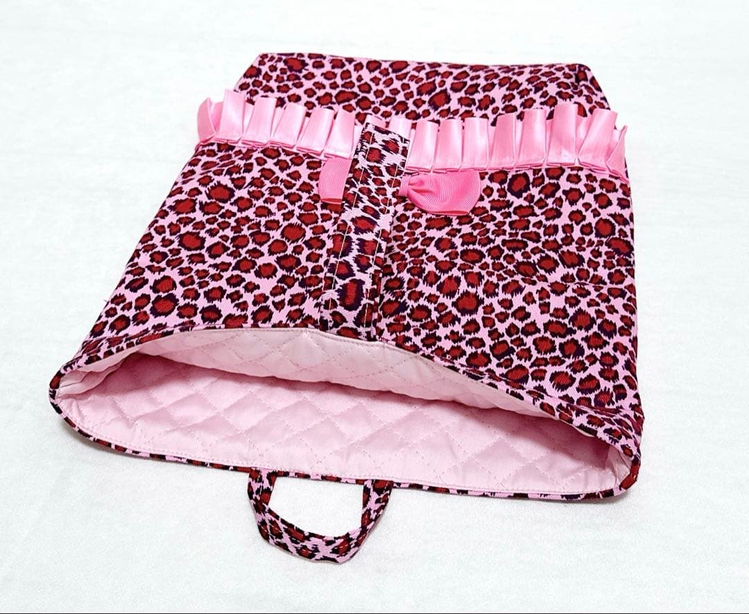 ピンク❤︎アニマル×レオパード柄　女の子　入園入学３点セット❤︎