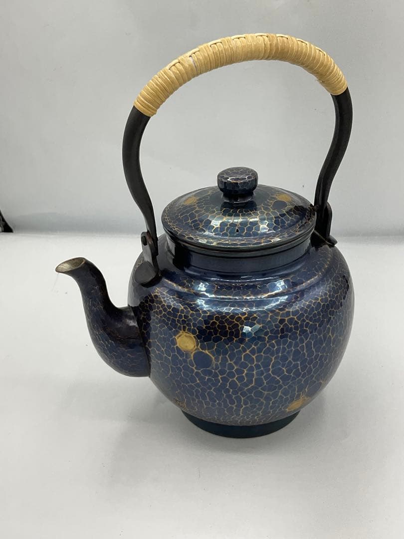 鎚起銅器　北越堂　急須