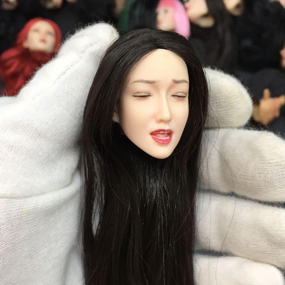 B234 1/6 フィギュア ヘッド　女性ヘッド 希少品 12インチドール