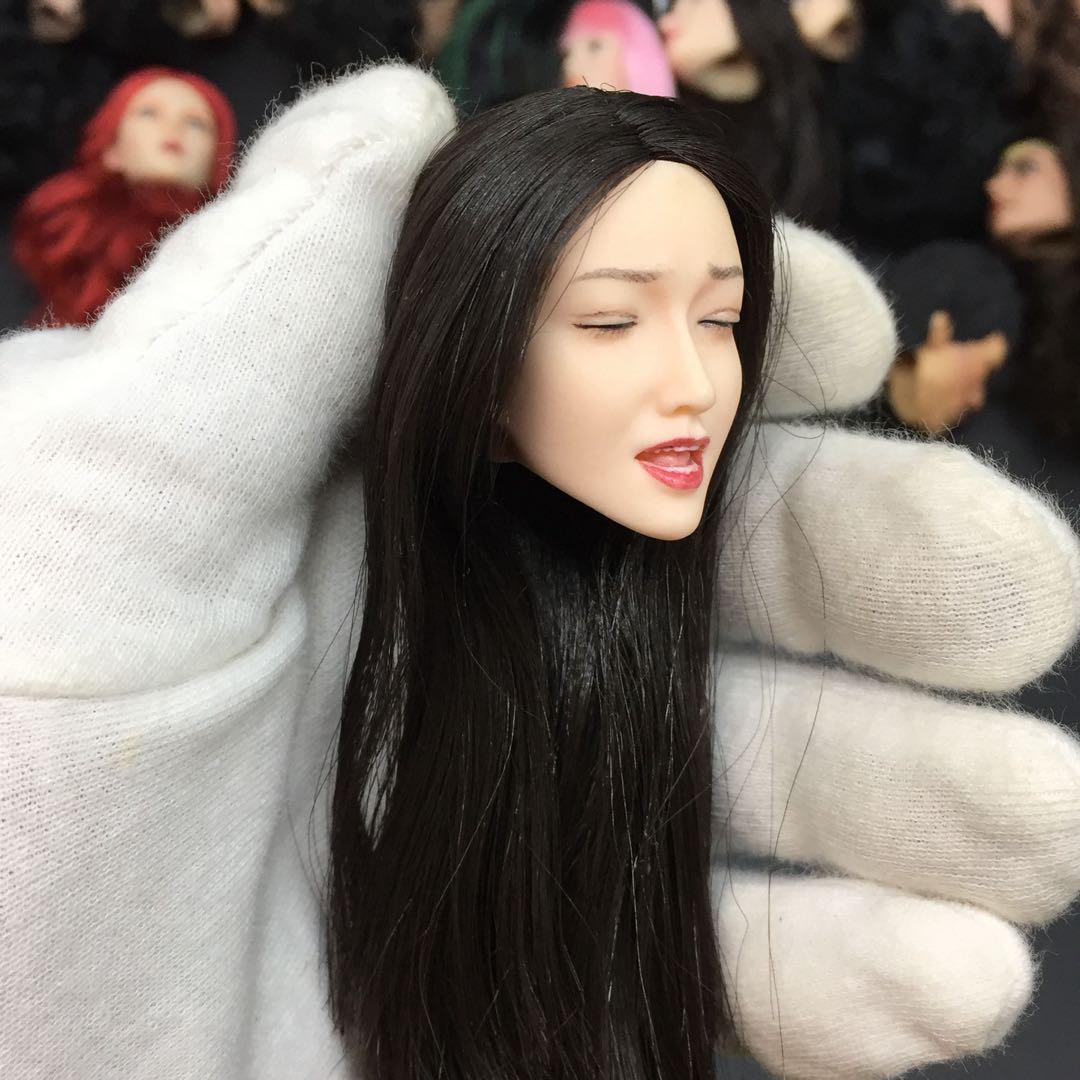 B234 1/6 フィギュア ヘッド　女性ヘッド 希少品 12インチドール