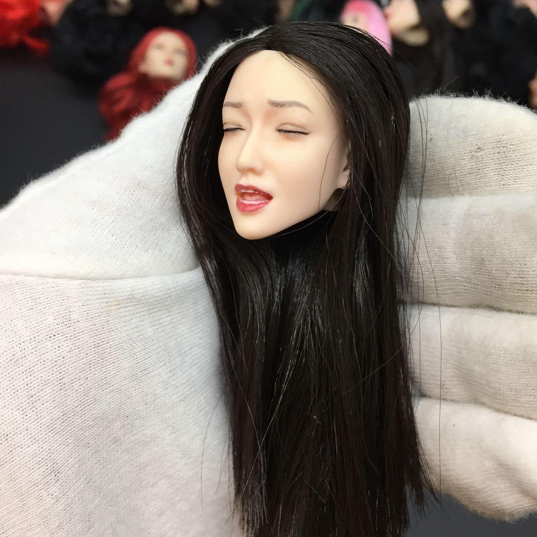 B234 1/6 フィギュア ヘッド　女性ヘッド 希少品 12インチドール