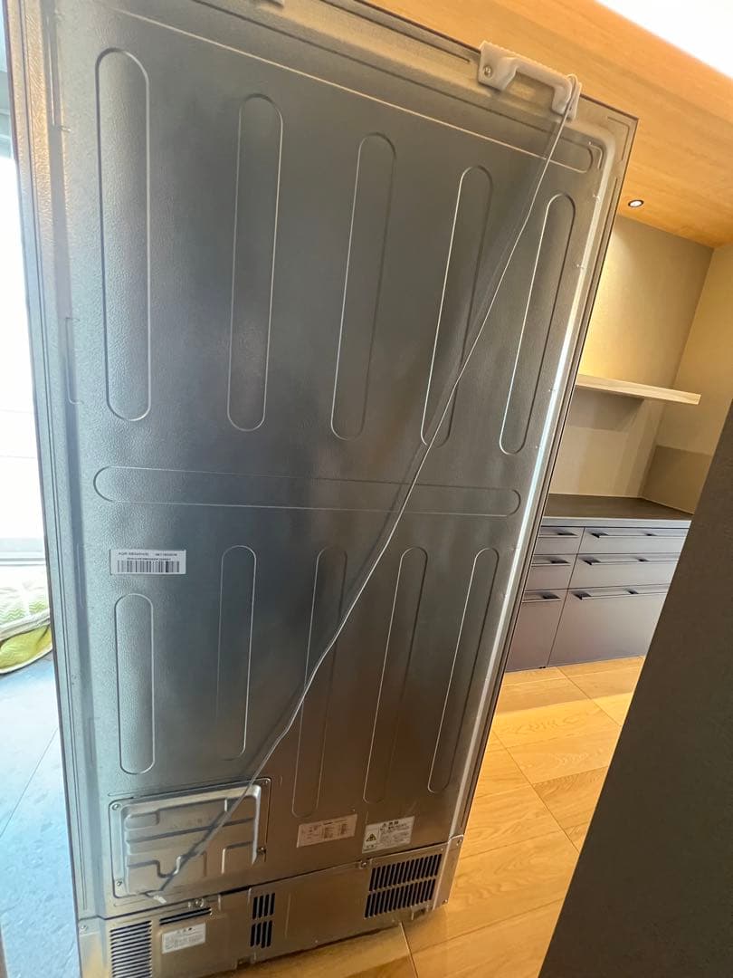 AQUA ノンフロン冷凍庫冷蔵庫AQR-SBS45H(S)2019年製　展示品