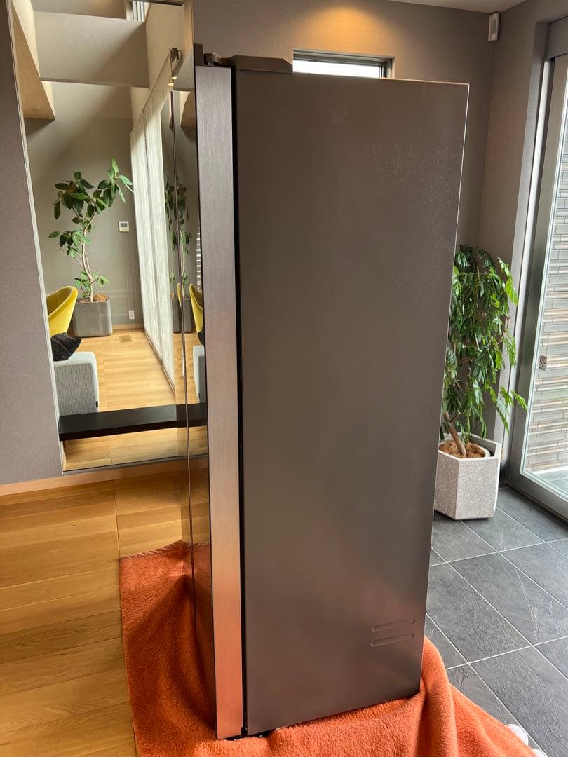 AQUA ノンフロン冷凍庫冷蔵庫AQR-SBS45H(S)2019年製　展示品