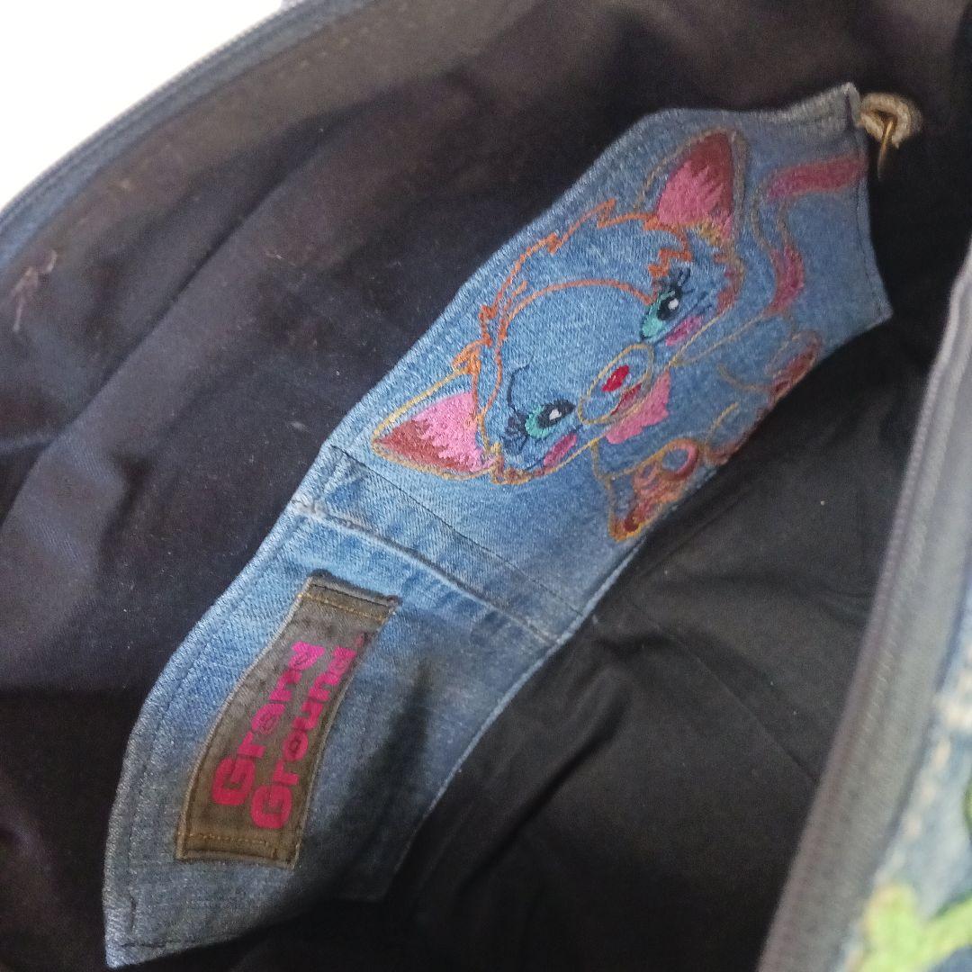 SA　リメイクデニム　ボストンバッグ　ハンドメイド