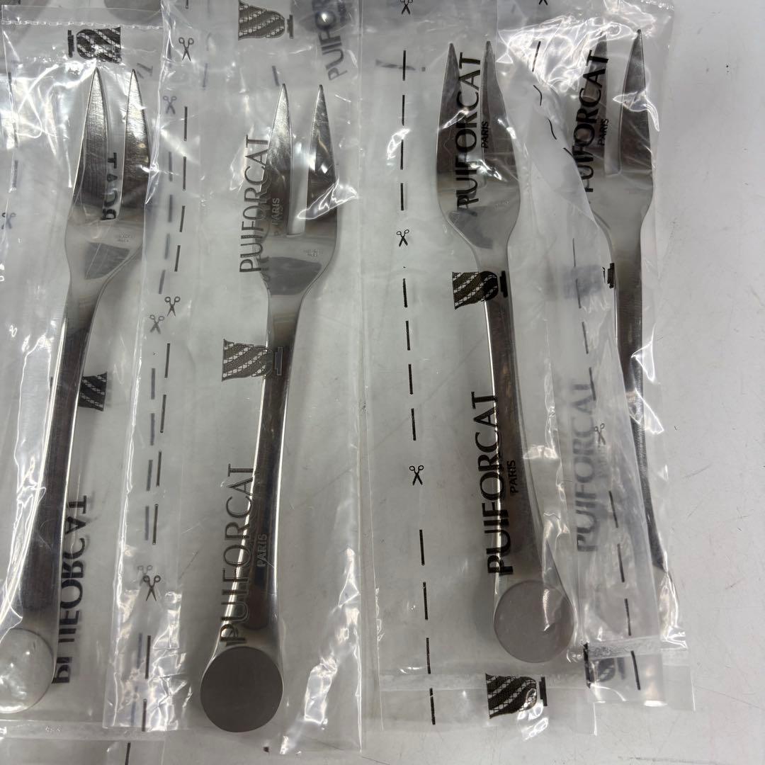 PUIFORCAT ACIER カトラリーセット フォーク×6 ナイフ×6