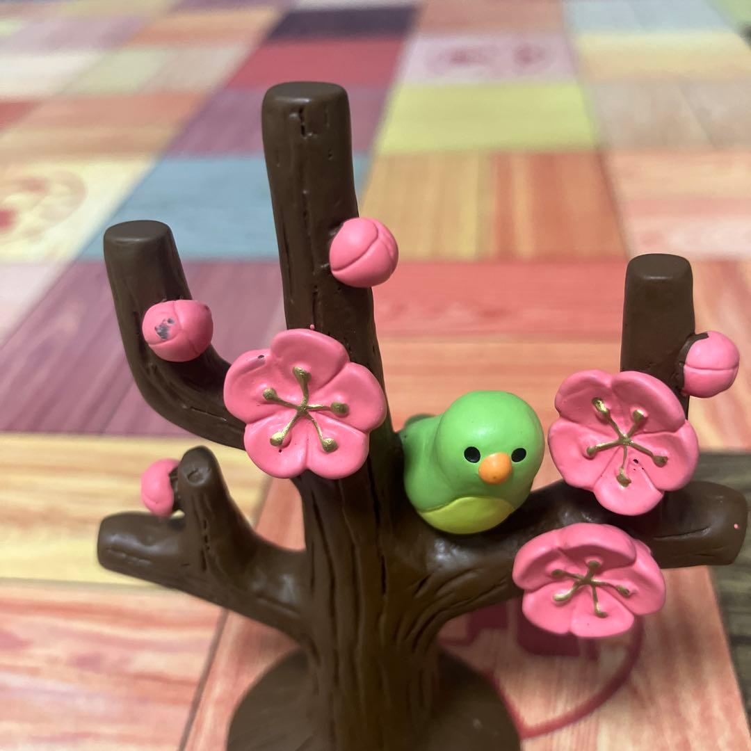 コンコンブル　DECOLE フィギュア　梅に鶯　お花見