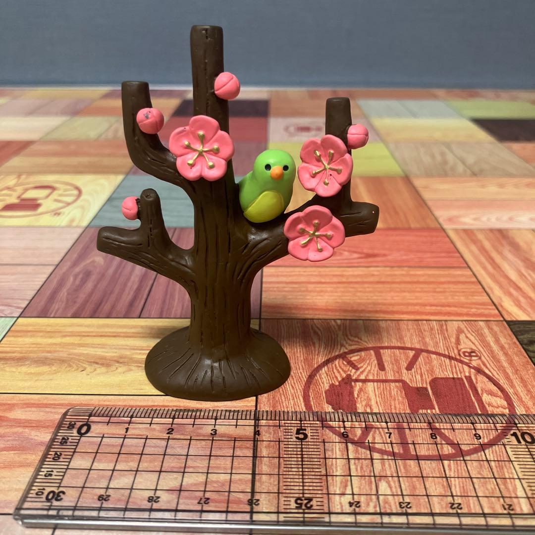 コンコンブル　DECOLE フィギュア　梅に鶯　お花見