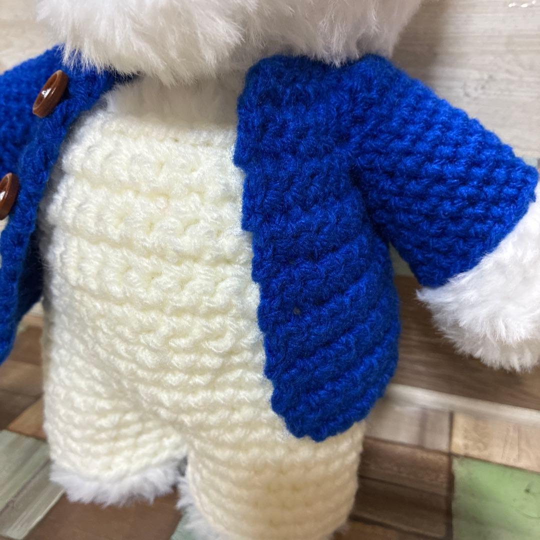 白様ご予約品　トイプーちゃん＆ファーヤーンのウサギさんあみぐるみ