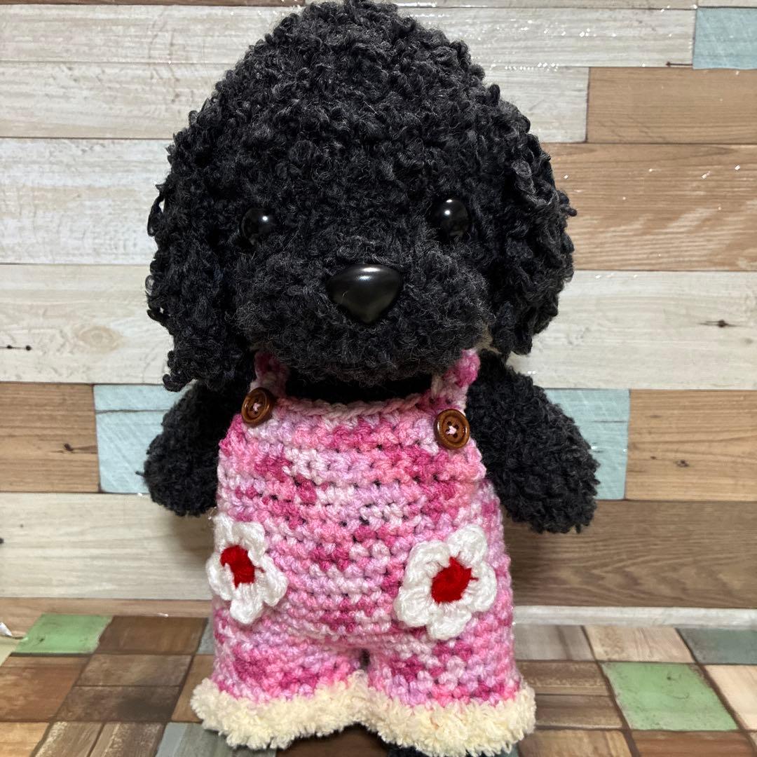 白様ご予約品　トイプーちゃん＆ファーヤーンのウサギさんあみぐるみ