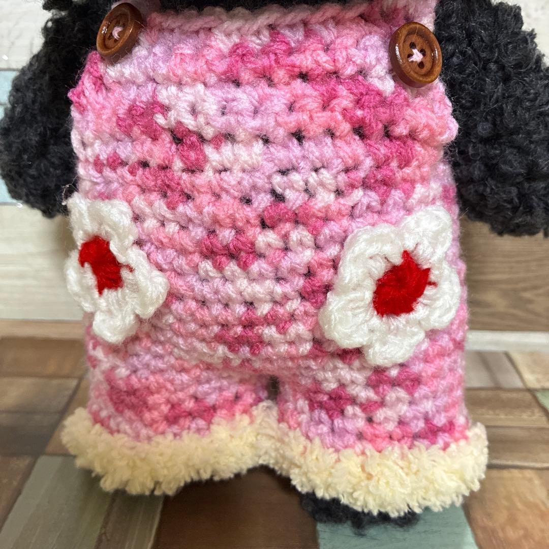 白様ご予約品　トイプーちゃん＆ファーヤーンのウサギさんあみぐるみ