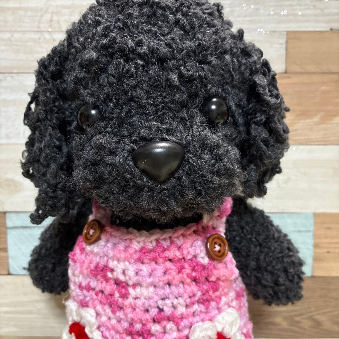 白様ご予約品　トイプーちゃん＆ファーヤーンのウサギさんあみぐるみ