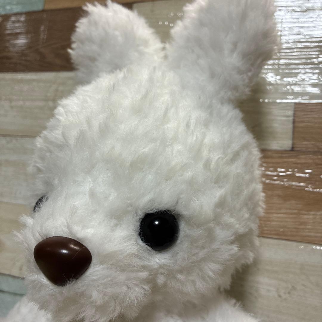 白様ご予約品　トイプーちゃん＆ファーヤーンのウサギさんあみぐるみ