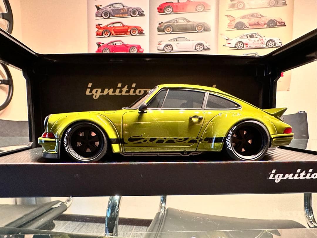 RWB930 Backdate グリーン1/18 ignition