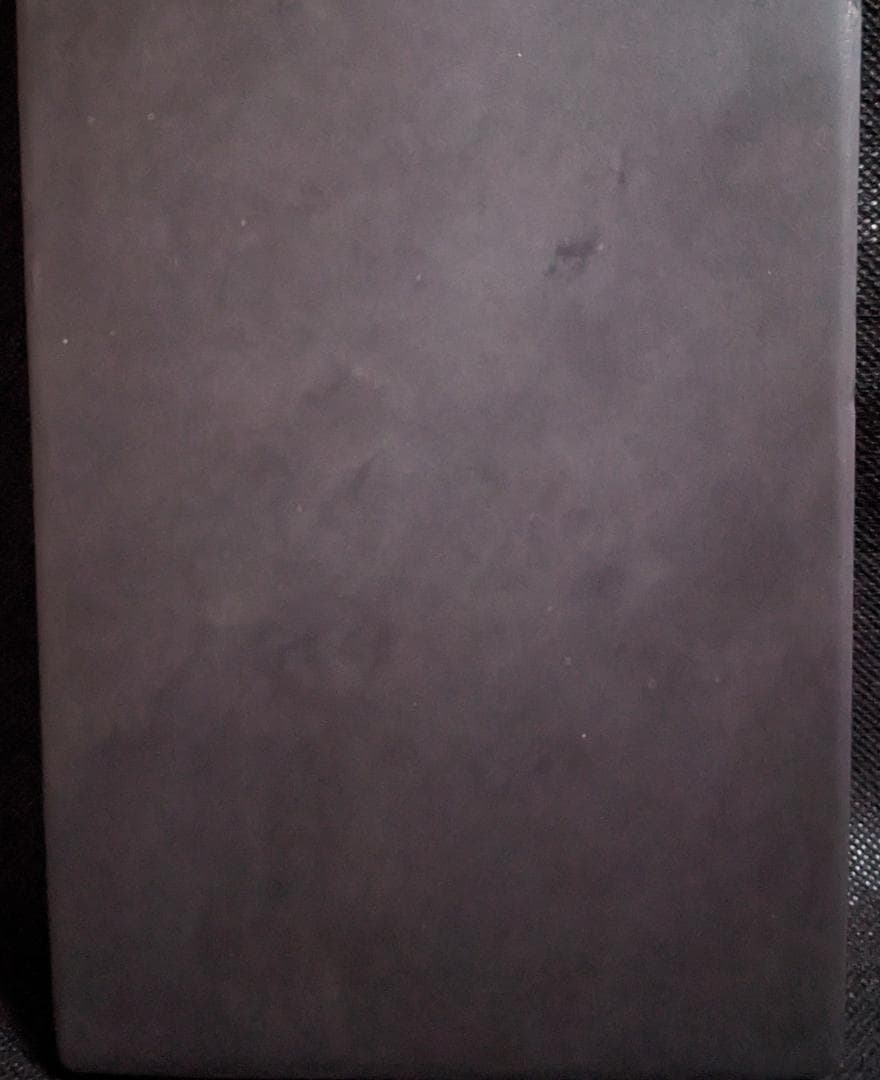 【端渓硯】◆饕餮文門字硯◆静かな油延光・青花の紫黒美石◆約七吋◆唐木共箱