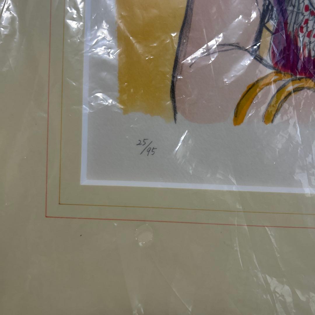 小松崎邦雄　「少女」　リトグラフ 25/95