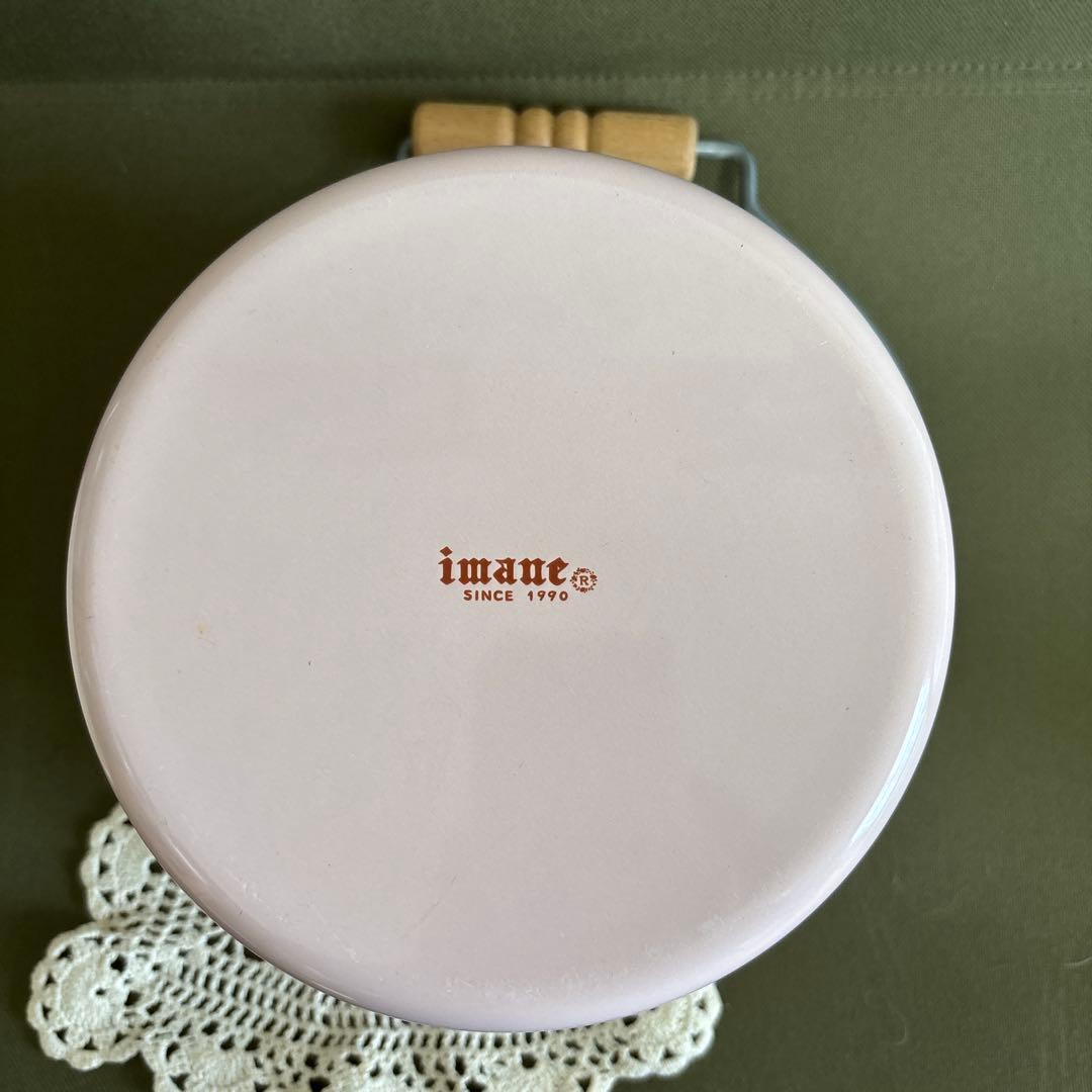 イマン　ホーロー製バケツ