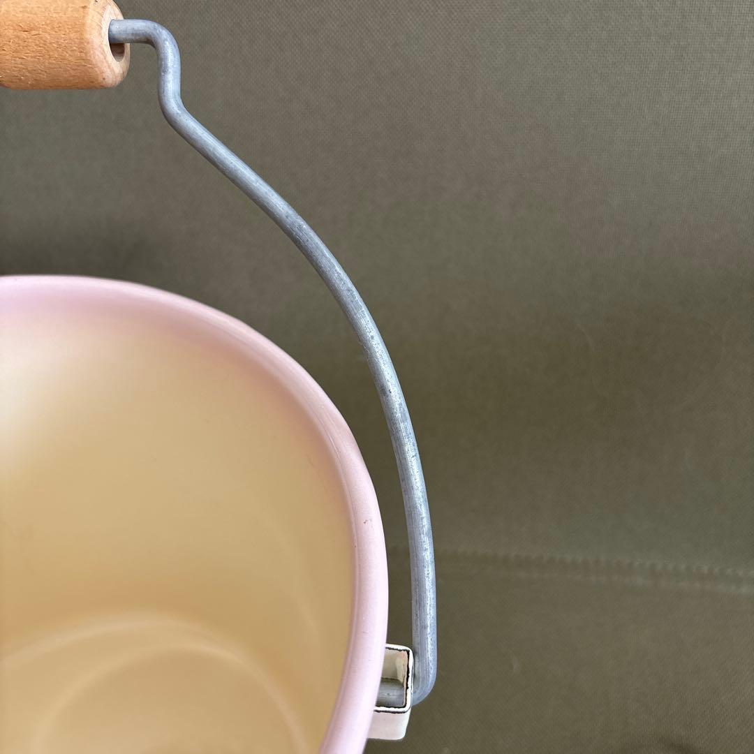 イマン　ホーロー製バケツ