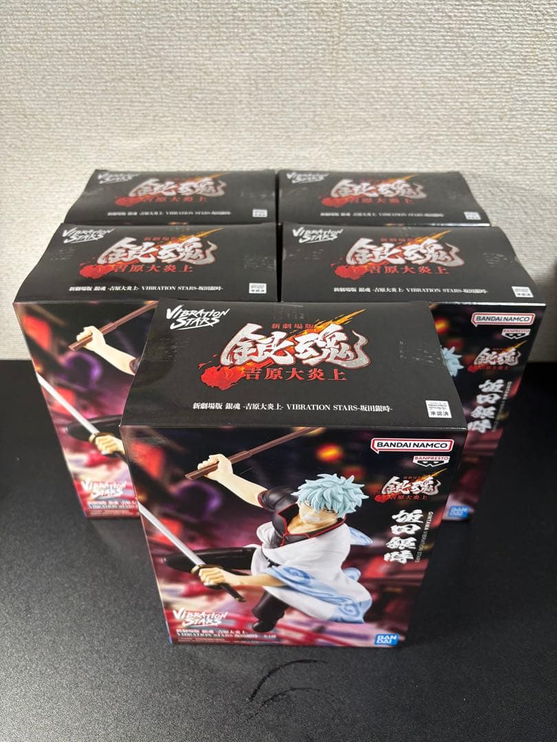 銀魂 坂田銀時 VIBRATION STARS フィギュア セット5個