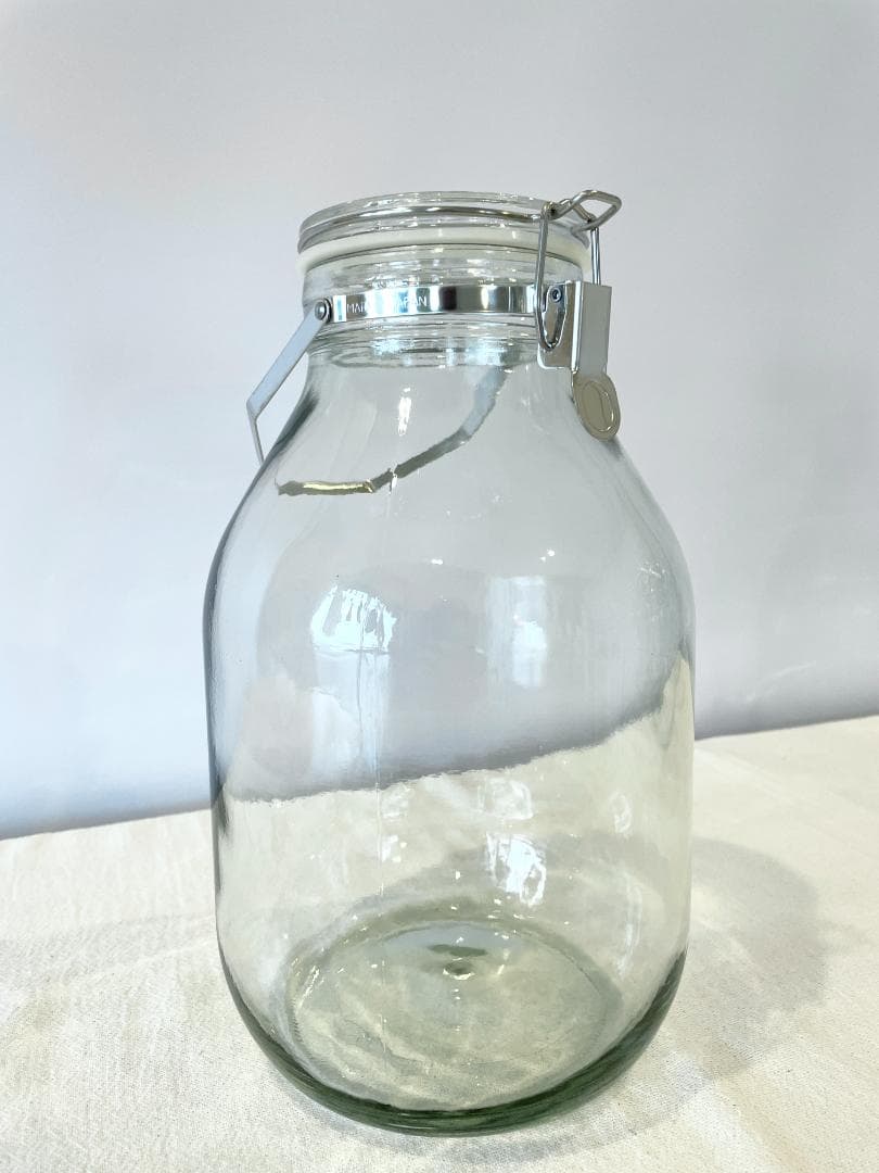 《6個セット》 4ℓ 星硝 セラーメイト 取手付 密封瓶 送料込