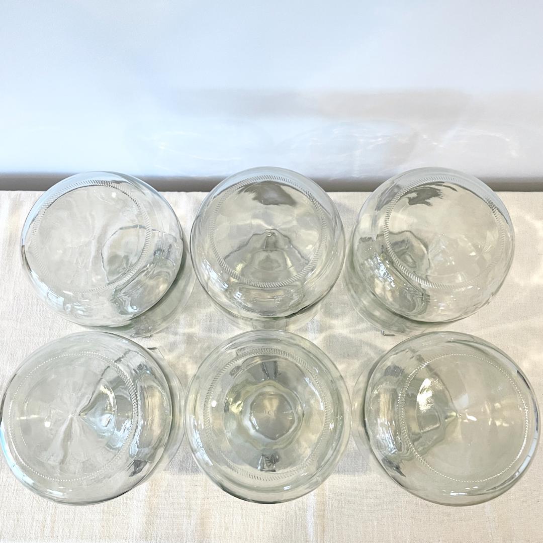 《6個セット》 4ℓ 星硝 セラーメイト 取手付 密封瓶 送料込