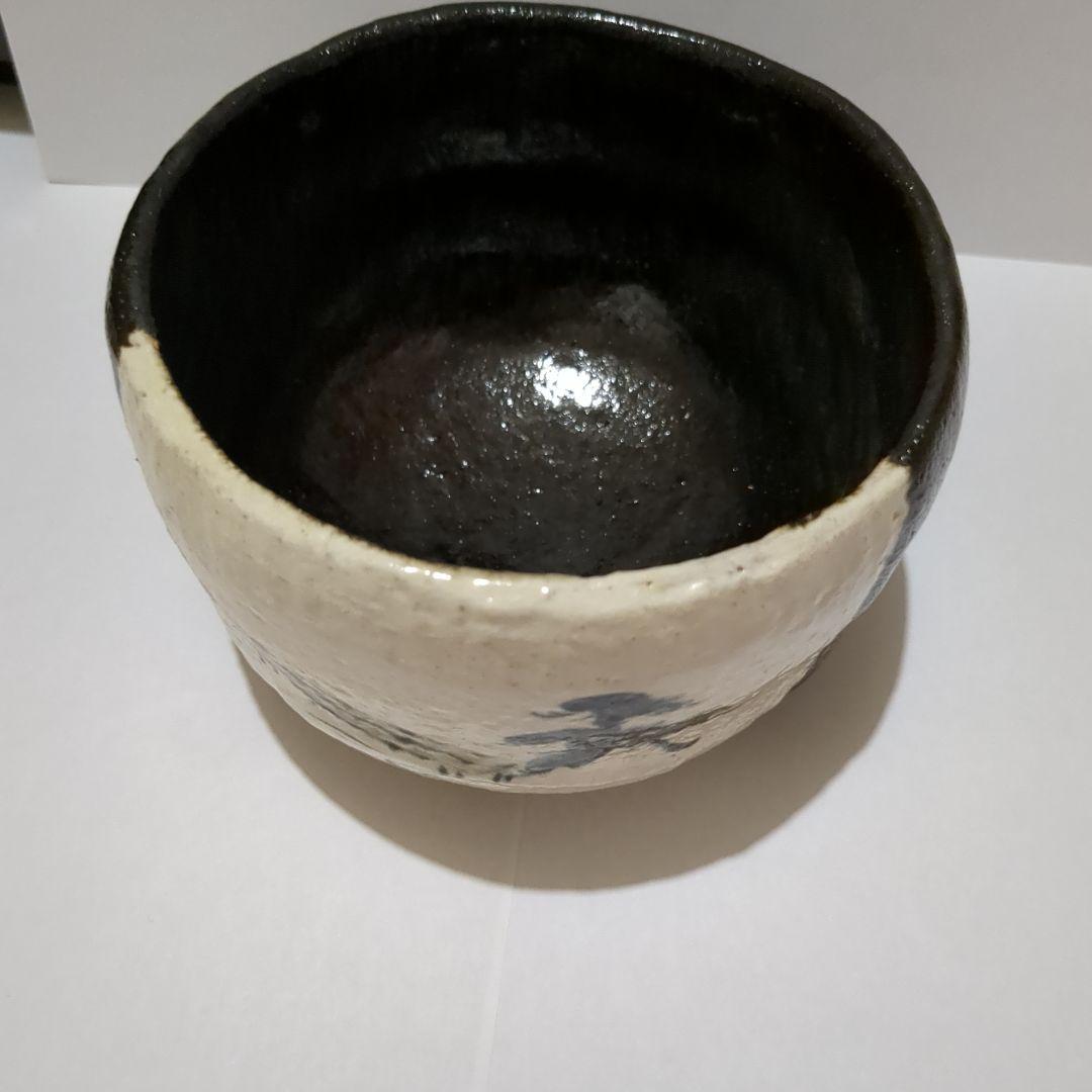 お茶碗　抹茶茶碗　橋　松　茶道具　お茶の稽古　ブラック　黒　茶事　お茶　勅題