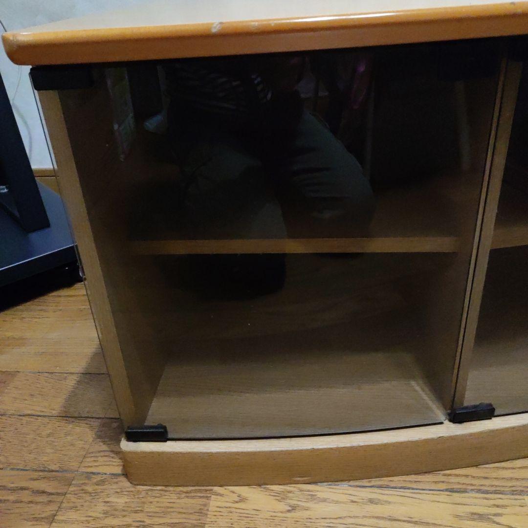 コーナー型テレビ台 ナチュラルウッド