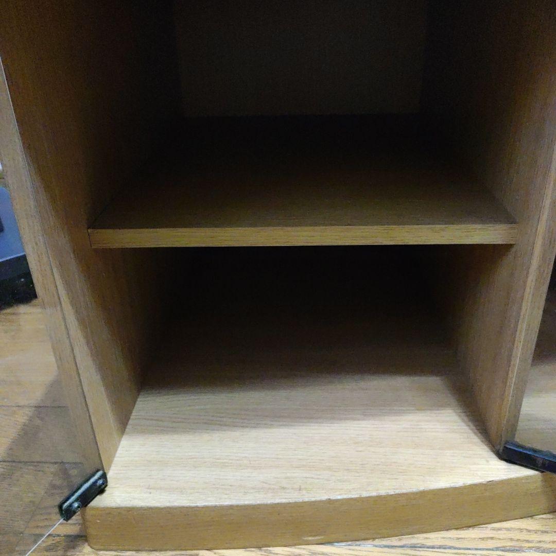 コーナー型テレビ台 ナチュラルウッド