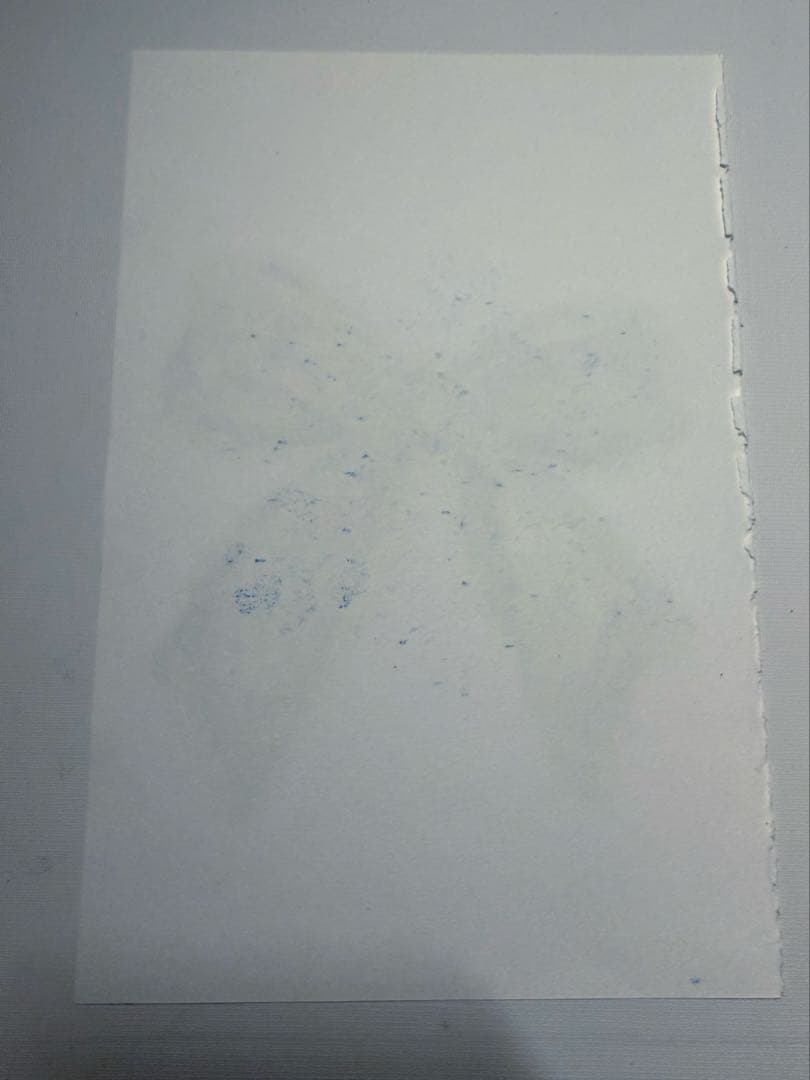 リボンのオイルパステル画.*。 ゜