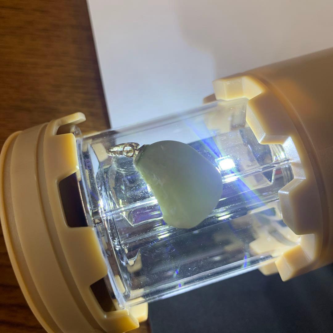 224.天然石糸魚川翡翠チャームとピアスセット！