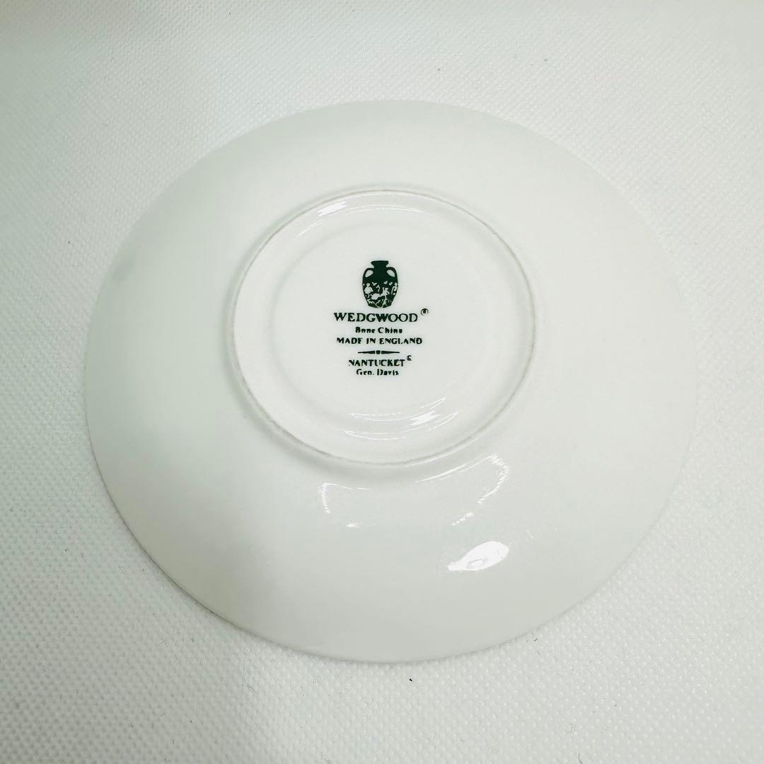 【美品】ウェッジウッド ナンタケット カップ＆ソーサー プレート 3点セット