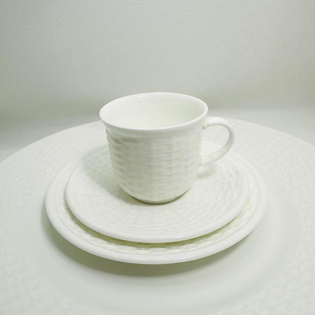 【美品】ウェッジウッド ナンタケット カップ＆ソーサー プレート 3点セット